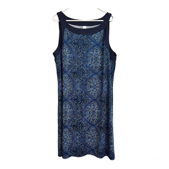 Women’s Plus Size Casual Distress Print Dress stretch fabric 1x - Picture 1 of 8